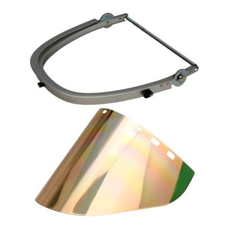Paulson Paulson Aluminum Cap Bracket & Gold/Green Face Shield, CB10- PA + IM22- GHC6FM CB10-PA + IM22-GHC6FM